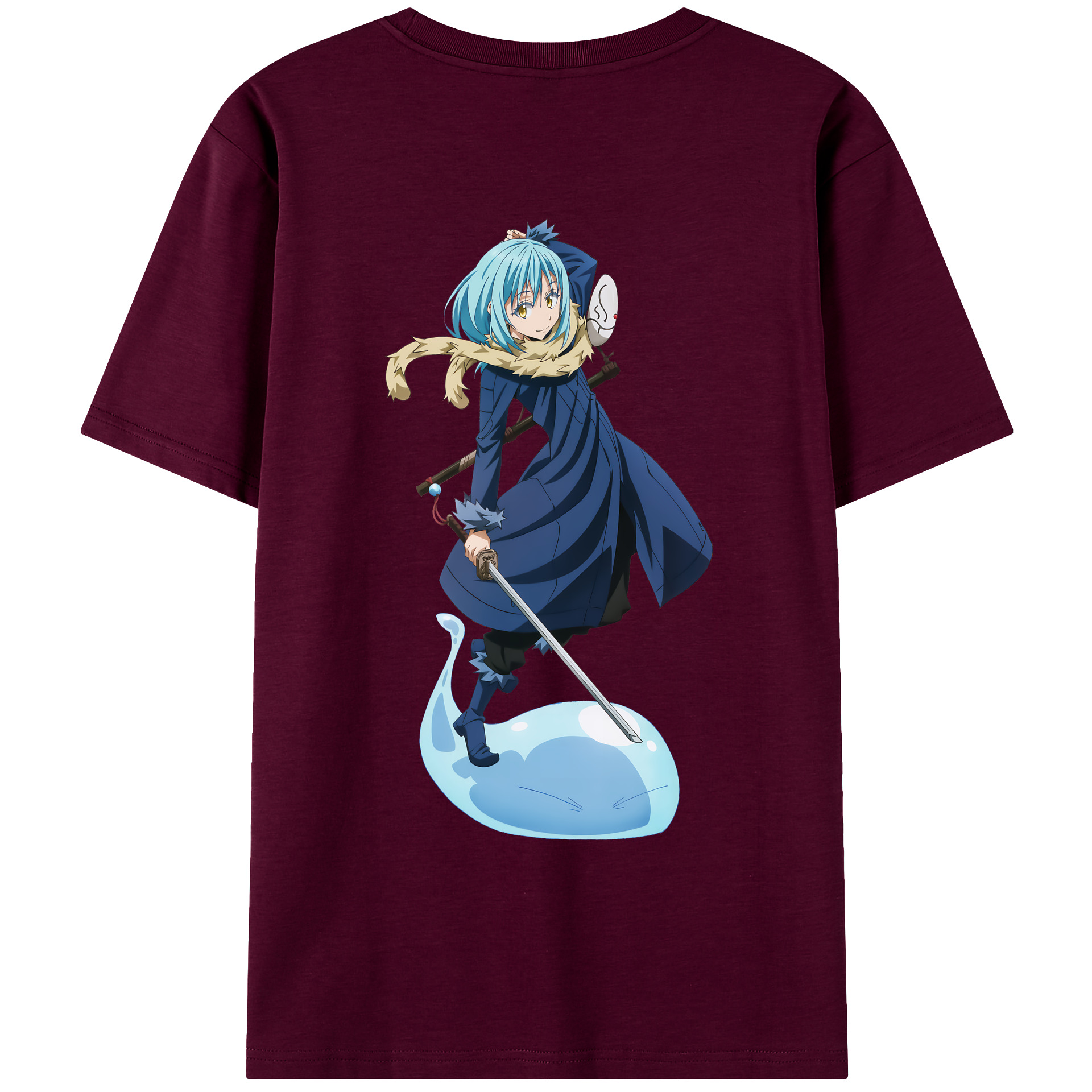 （画像用） 転スラ Regarding Reincarnated to Slime レディース半袖Tシャツ(バックプリント)